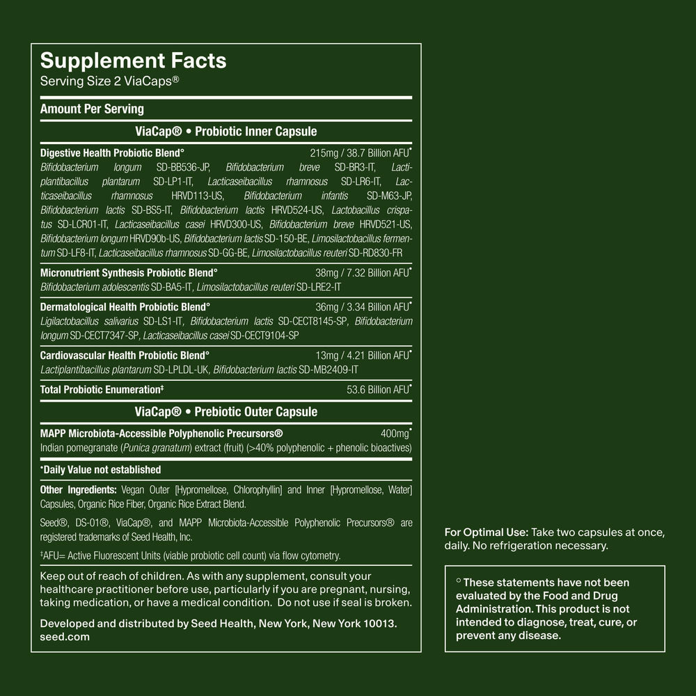 Seed DS-01 digestive health use case for everyday wellness.