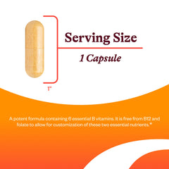 Seeking Health B-Minus capsules out of bottle demonstrates easy-to-swallow form.