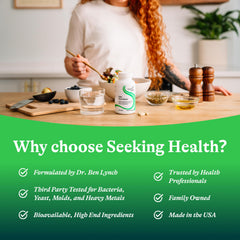 Seeking Health Bile Nutrients artichoke and bupleurum components highlighted.