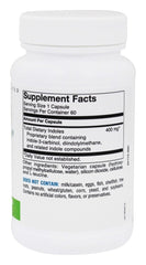 Seeking Health DIM I3C bottle label emphasizing liver metabolism support.