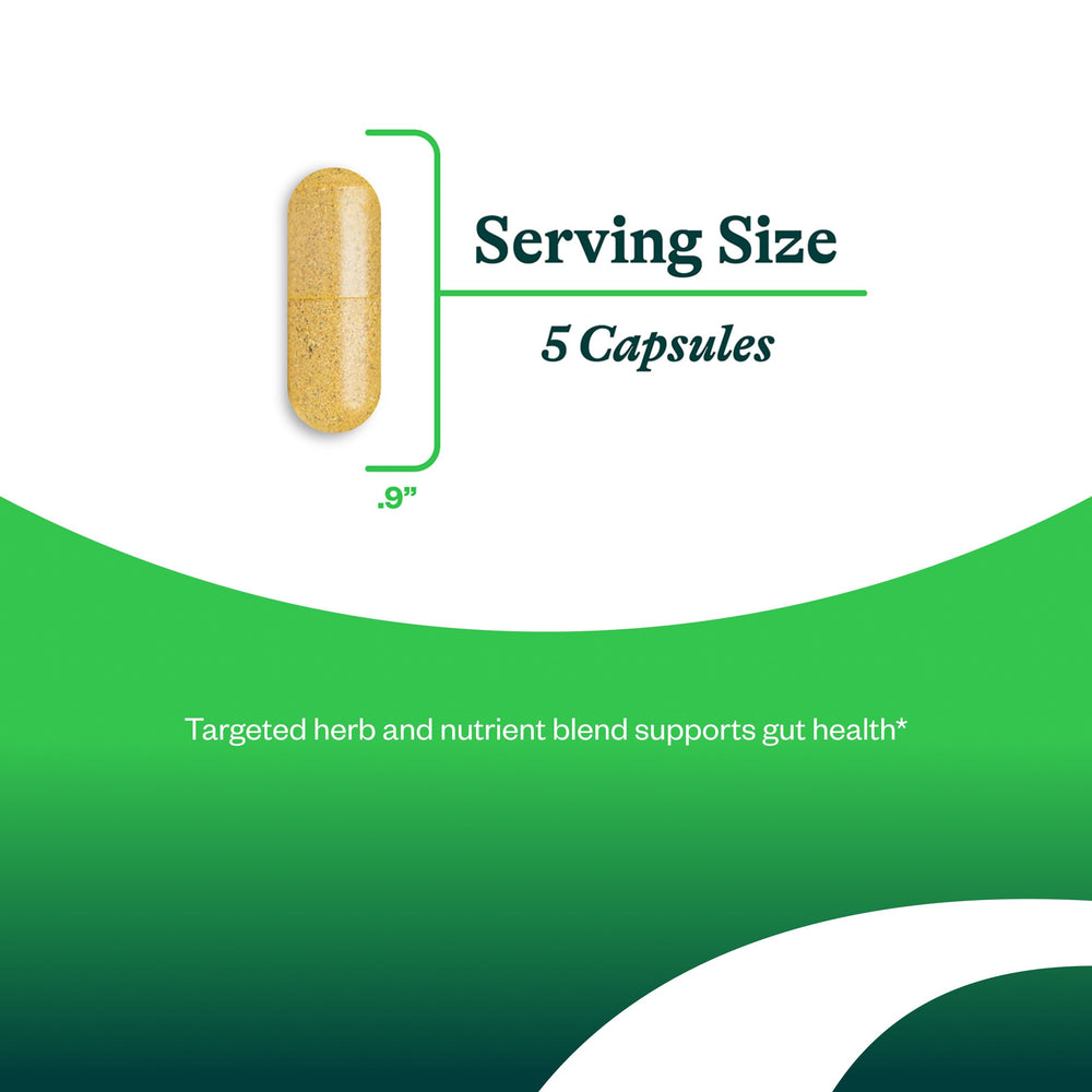 Seeking Health Gut Nutrients capsules close-up showing soft capsules for easy dosing