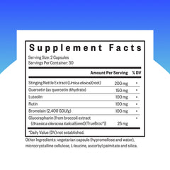 Seeking Health HistaminX capsules close-up for convenient daily use and immune support