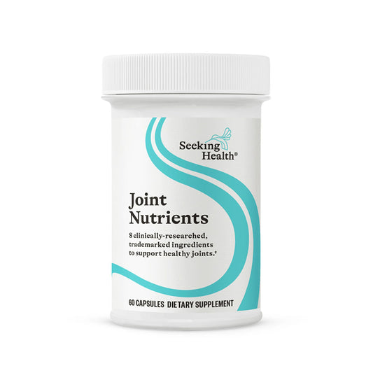 Seeking Health Joint Nutrients capsules close up for daily joint support