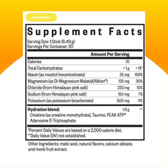Seeking Health Optimal Electrolyte Sticks powder in glass demonstrates quick hydration mix.