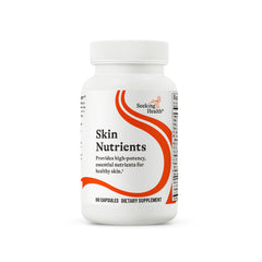 Seeking Health Skin Nutrients bottle front for daily skin health support.