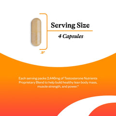 Seeking Health Testosterone Nutrients container open ready for an active lifestyle
