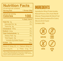 SEEQ Clear Whey Mango Pineapple powder bag portable for quick shakes.