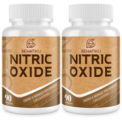 SehatiKu Nitric Oxide Supplement bottle front showing premium formula and daily vitality