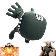 Seiyeje neck massager in green front view for targeted neck relief