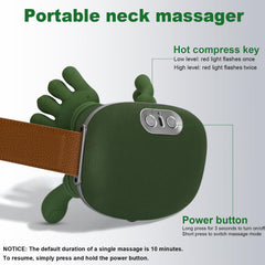 Seiyeje neck massager green packaging-box ready gift option