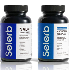 Selerb NAD+ Plus bottle front view for daily energy support.