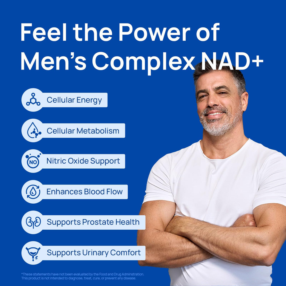 Selerb NAD+ Plus ingredients closeup highlighting CoQ10 and resveratrol.