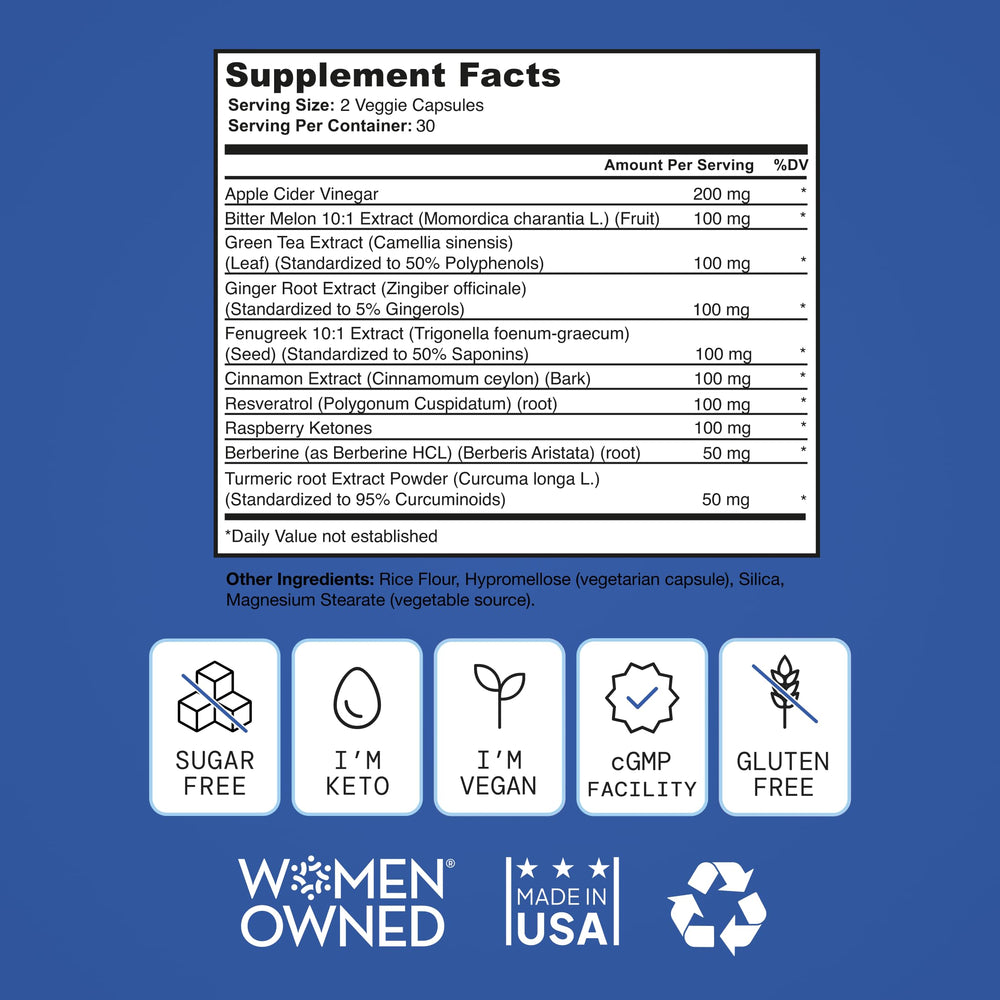 SELF NUTRITION Brand badge emphasizes women-owned wellness approach.