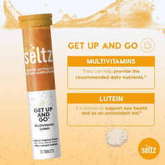 Seltz Get Up and Go lutein-containing formula supports eye-friendly daily routine