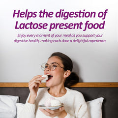 Sensilatte fast-dissolution tablets usable without water during meals