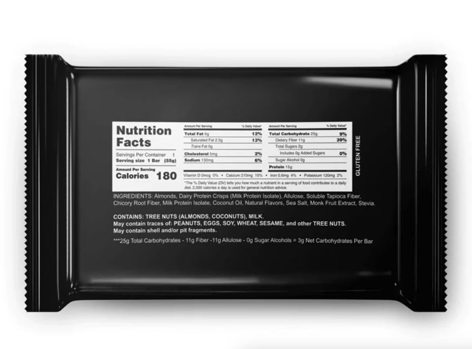 Sepe Nutrition Protein Treat with 11g fiber for lasting fullness.