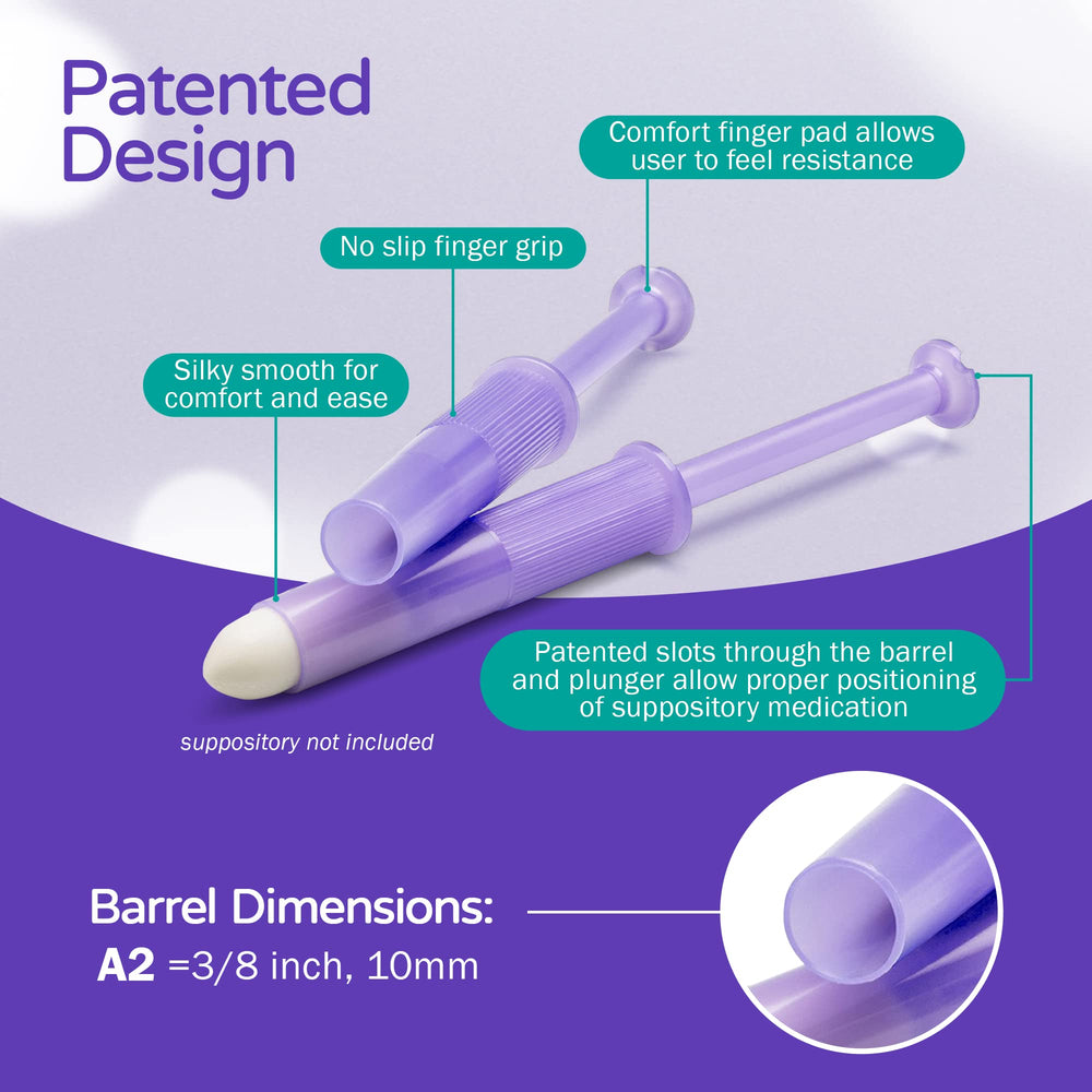 Ergonomic Sephure design fits average anatomy for quick self-administration.