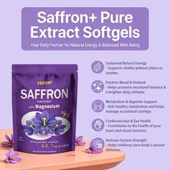 Closeup of SERSANVE saffron extract highlighting premium blend for focus and calm.