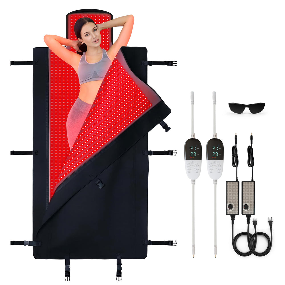 Seveat Red Light Wellness Mat front view for at-home relaxation