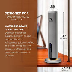 Seven Aromas SV726 diffuser in a cozy lounge demonstrates wide-area coverage.