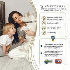SevenAromas hotel scent diffuser mist demonstrates fragrance diffusion in hospitality settings.