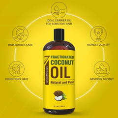 Seven Minerals oil pour image showing easy dispensing for massage or aromatherapy