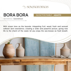SevenAromas Bora Bora oil enhances spa-like ambiance in a calm space