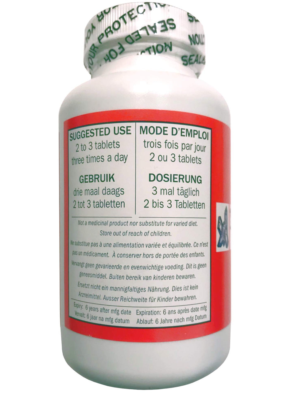 Seven Forests Liquidambar 15 tablets close-up for daily wellness and mobility