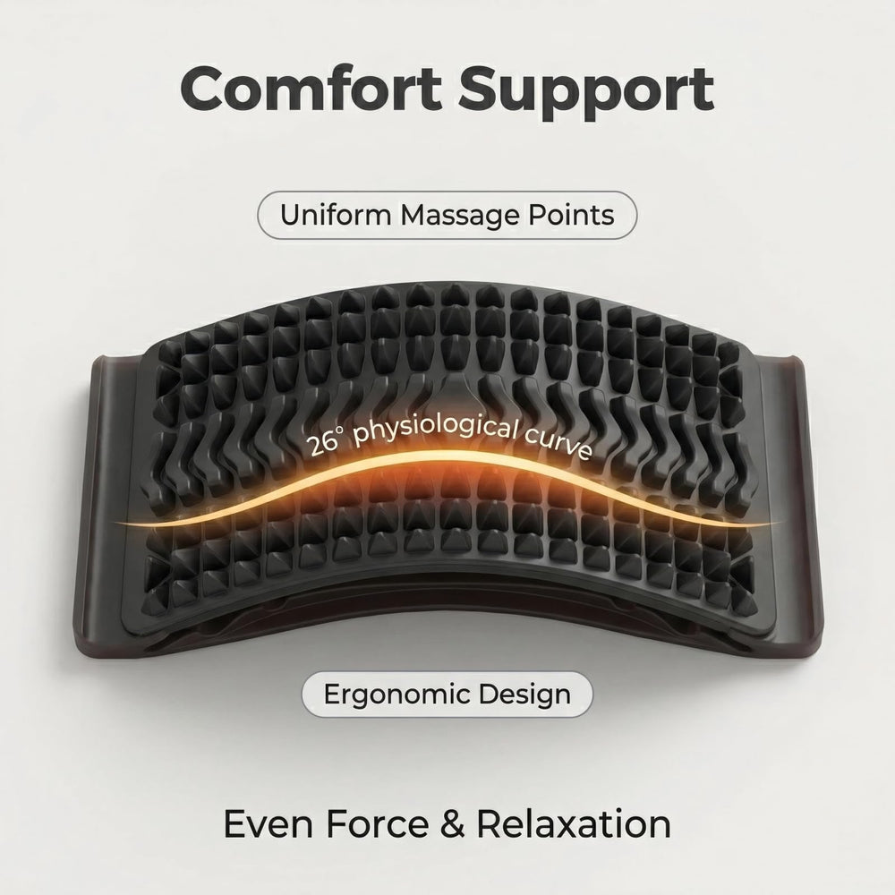 Sevorange Back Stretcher adjustable arch levels show customizable stretch intensity