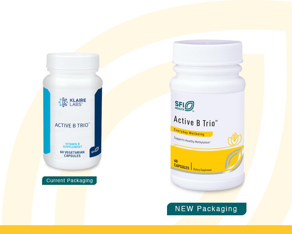 SFI Health Active B Trio capsules closeup reveals bioactive B vitamins for absorption.