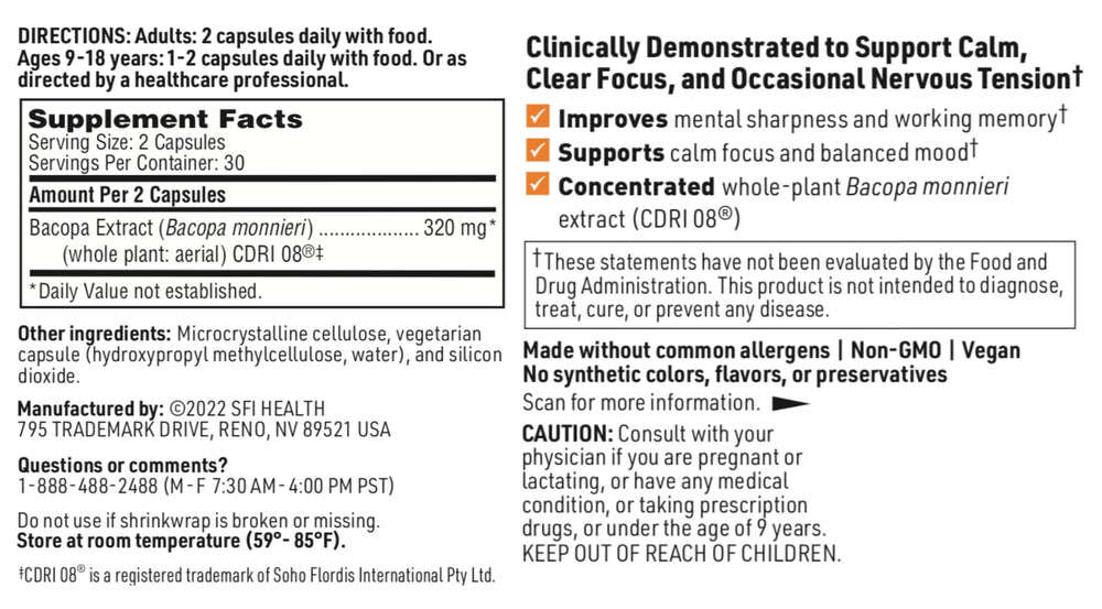 SFI Health Acumen capsules on a clean background for daily use