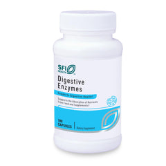 SFI Health Klaire Labs Digestive Enzymes bottle front for gut support