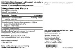 SFI Health Klaire Labs C Plus ingredient panel close-up with ascorbic acid and palmitate forms.