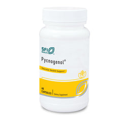Klaire Labs Pycnogenol 50mg bottle offering antioxidant support.