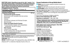 Pairing scene with probiotic capsules and a prebiotic to illustrate use context