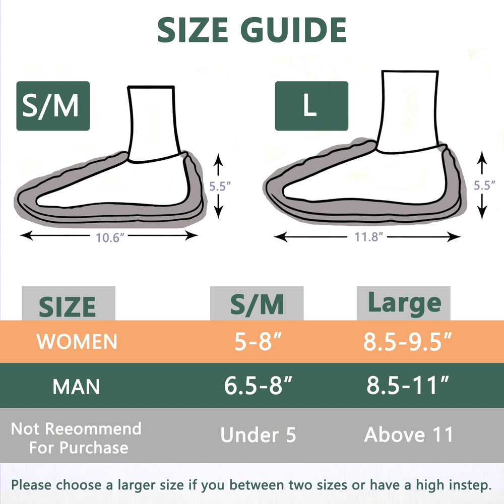 Sfiocoopck microwavable slippers non-slip sole for safety during rest