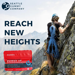 SGC Power Up ingredients close-up with BCAAs, ginseng, and caffeine