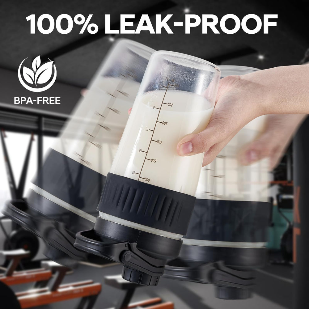 ShakeXpert cleaning brush with scale simplifies bottle maintenance