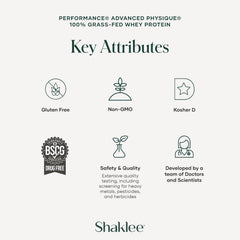 Shaklee Advanced Physique serving scoop illustrates portion-control for daily protein.