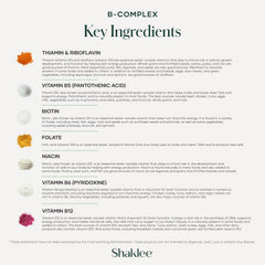 Shaklee B-Complex daily use scene with glass of water