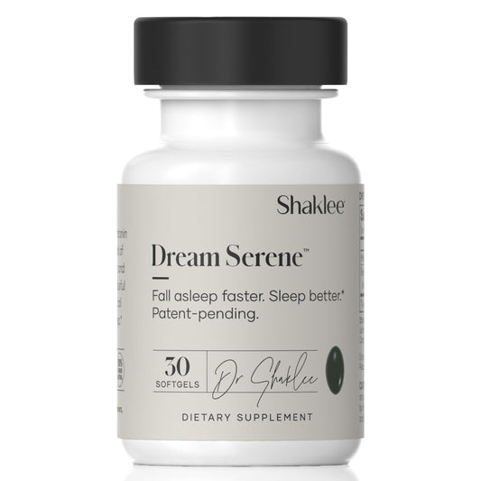 Shaklee Dream Serene bottle front showing sleep support focus