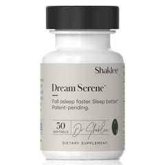Shaklee Dream Serene bottle front showing sleep support focus