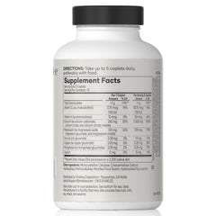 Shaklee OsteoMatrix bottle with dosage card for easy daily regimen.