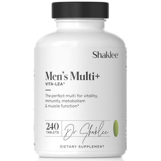 Shaklee Vita-Lea Men bottle front showing daily essential vitamins