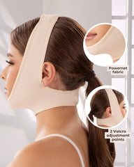 SHAPE CONCEPT face lifting mask aids a non-invasive contour enhancement during wear.
