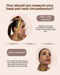 SHAPE CONCEPT high-compression design provides targeted support for a defined facial contour.