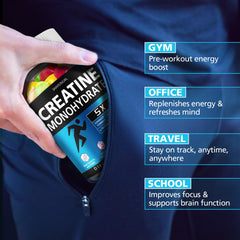 Shapeingirl Creatine Gummies on-the-go pack for easy daily fueling.