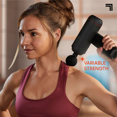Sharper Image Powerboost MAX ergonomic rubber grip enhances comfort during use.