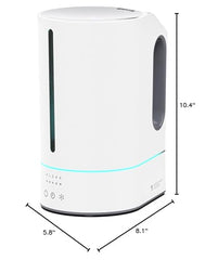 Sharper Image MIST 8 quiet mist output with color options.
