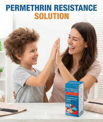 No prewash step shown for Shea Ivermectin Lice Treatment.